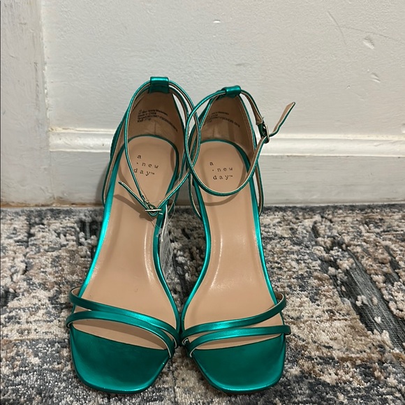 a new day Shoes - A New Day Women's Green Strappy Heels
